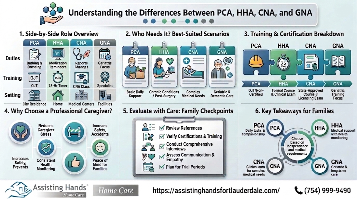 Understanding the Differences Between PCA, HHA, CNA, and GNA 