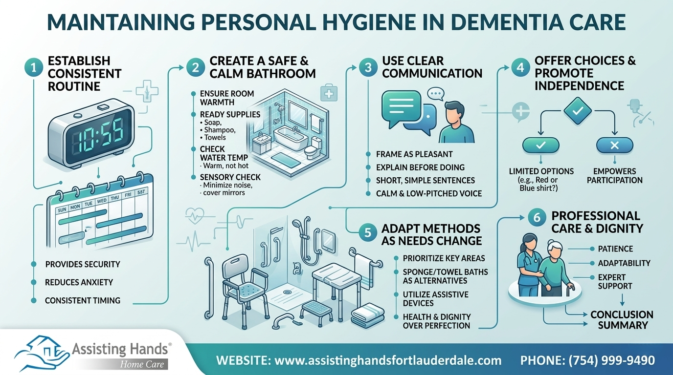 How Can You Help Someone Receiving Dementia Care Maintain Personal Hygiene